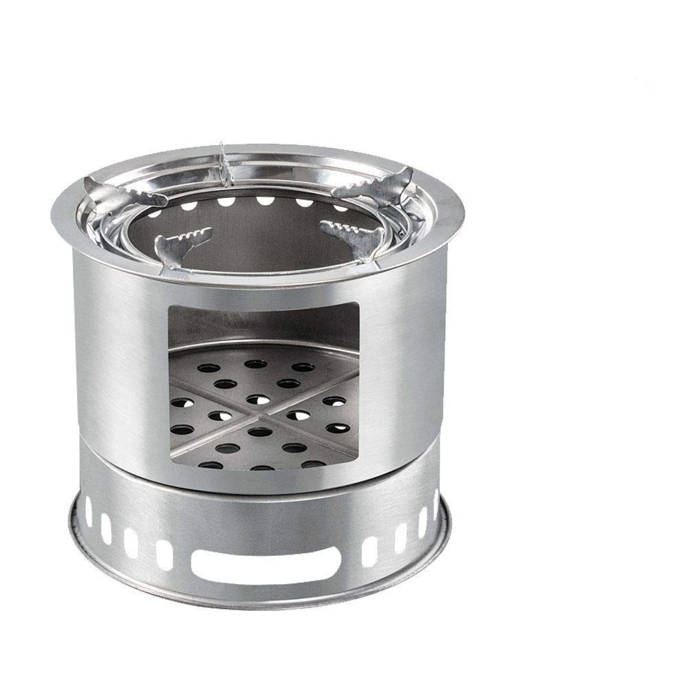 HEWFLIT Fkstyle バーベキューコンロ マルチコンロ 薪ストーブ bigサイズ 焚火台 網/炭受け皿付き 収納袋付き [並行輸入品]